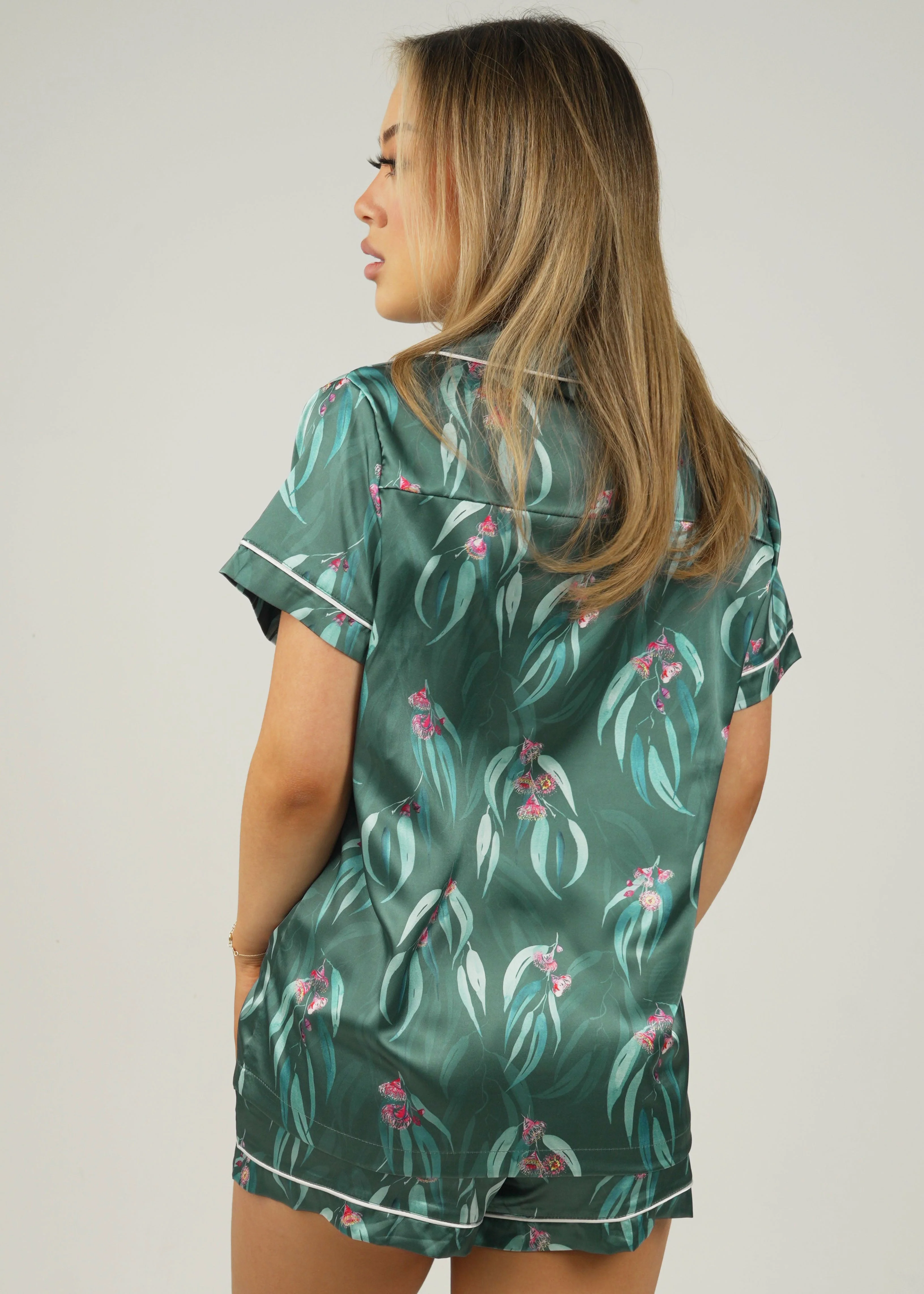 Australian Native Satin Short Pajama Set - Image 4