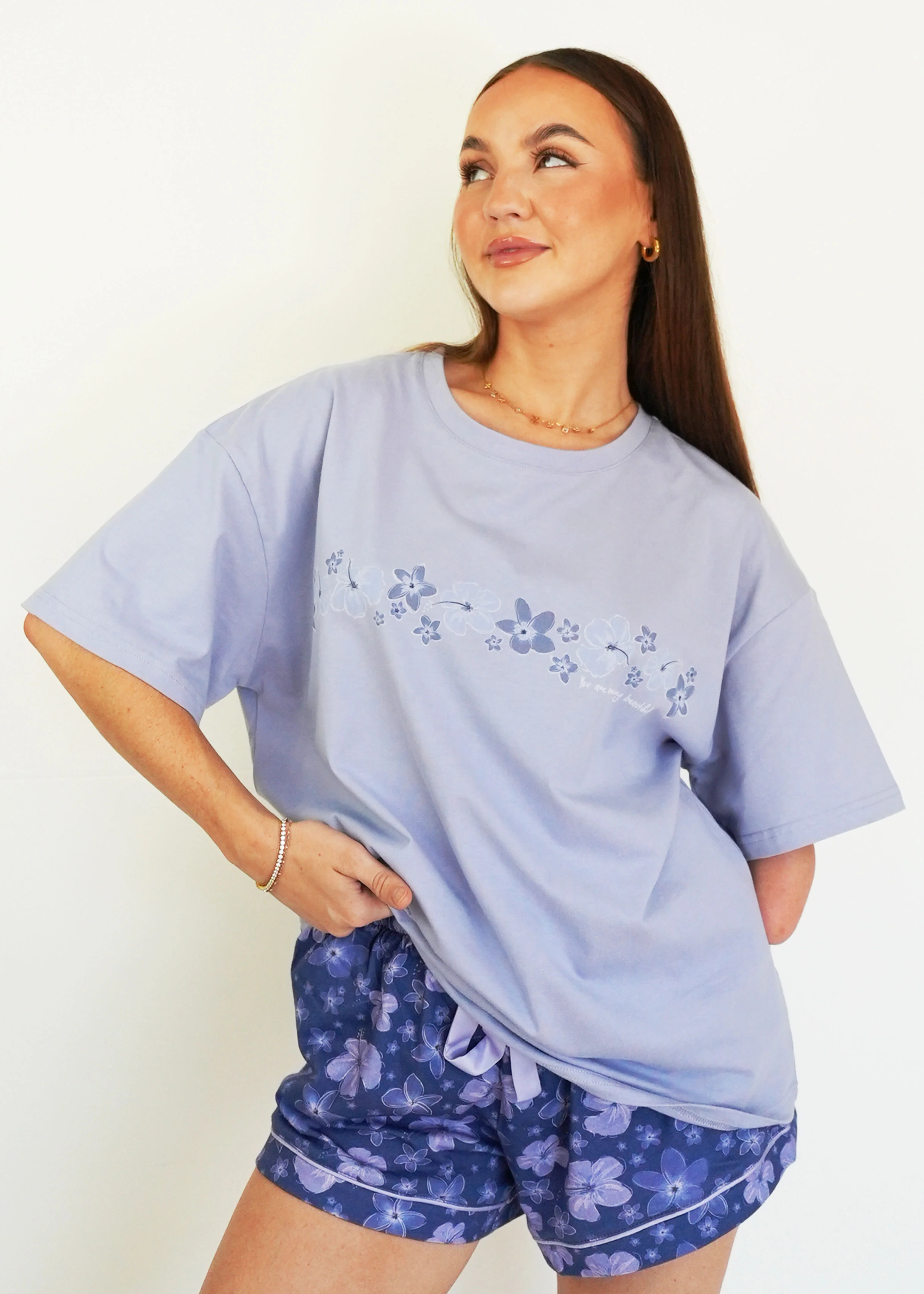 Bloom Babe T-Shirt & Short Pants PJ Set - Image 3