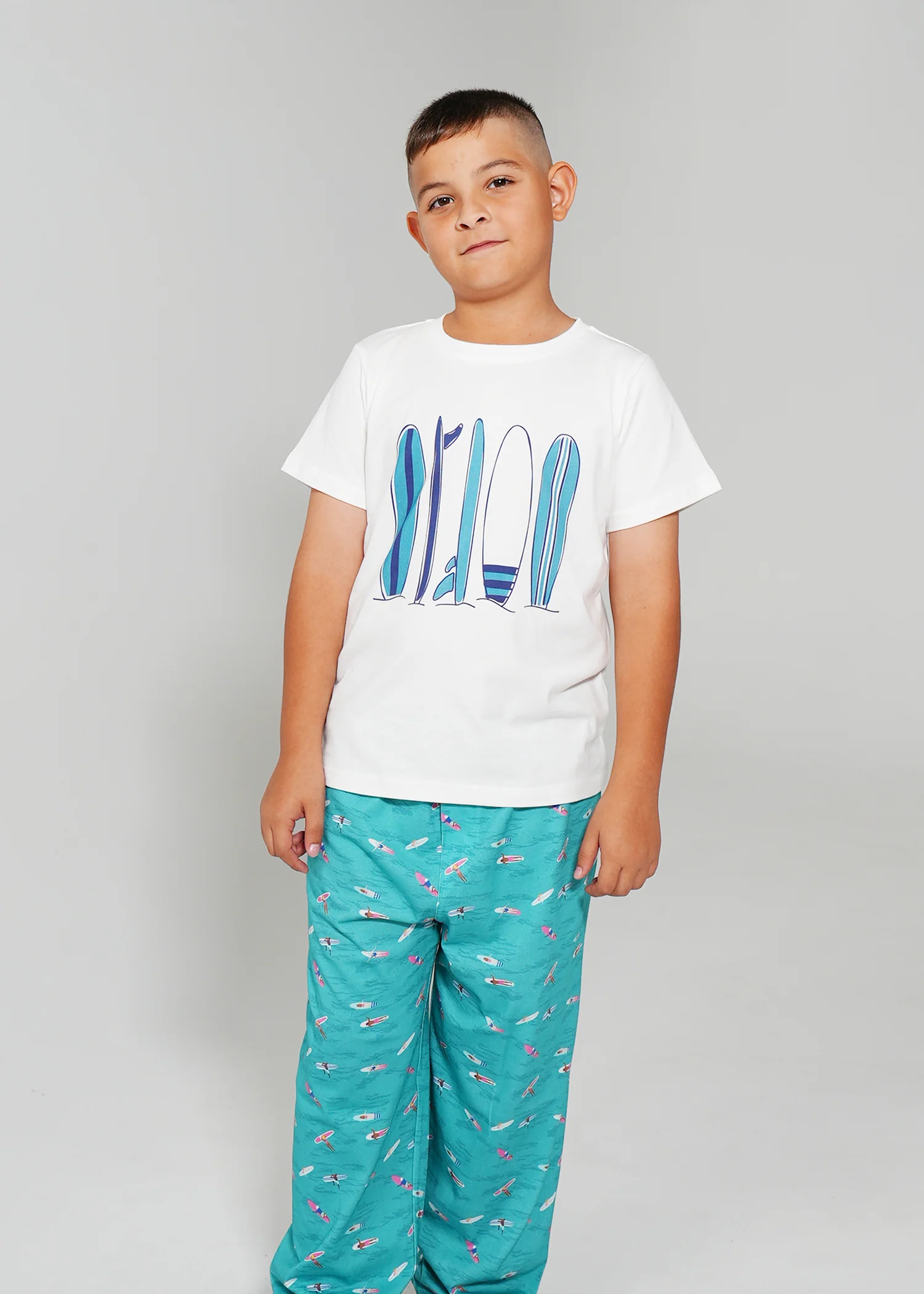 Boys - Ocean Drift T-Shirt & Long Pants PJ Set - Image 4