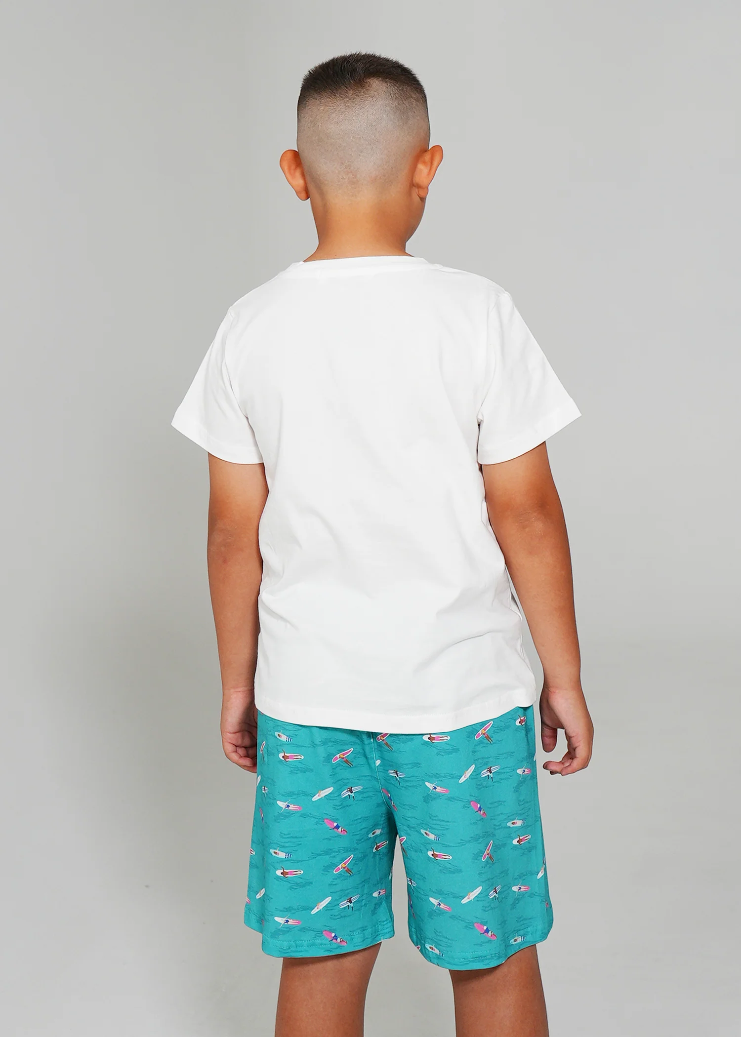 Boys - Ocean Drift T-Shirt & Short Pants PJ Set - Image 4