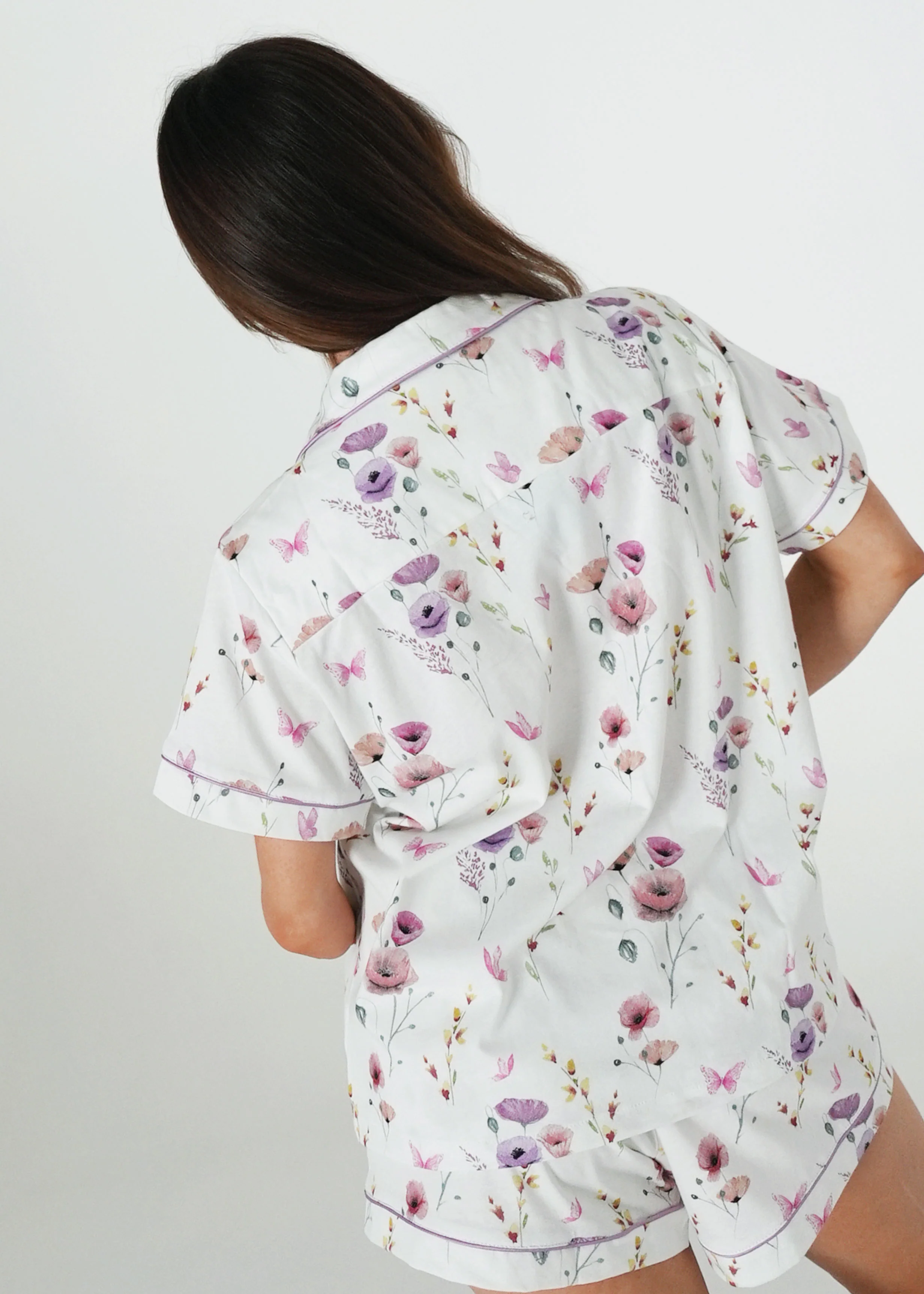 Edge Of The Meadow Jersey Knit Cotton Short PJ Set - Image 4