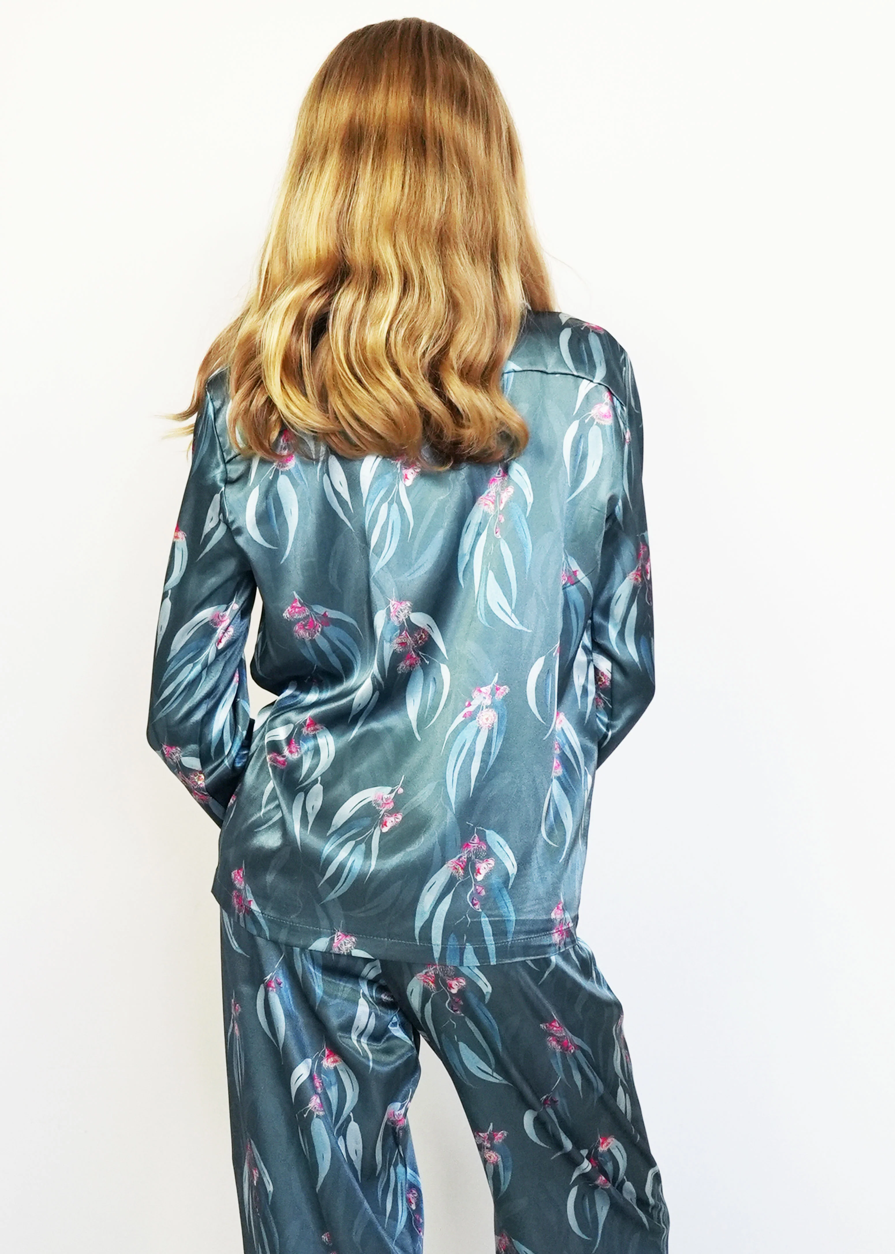 Girls - Australian Natives Satin Long Sleeve/Long Pants Pajama Set - Image 2