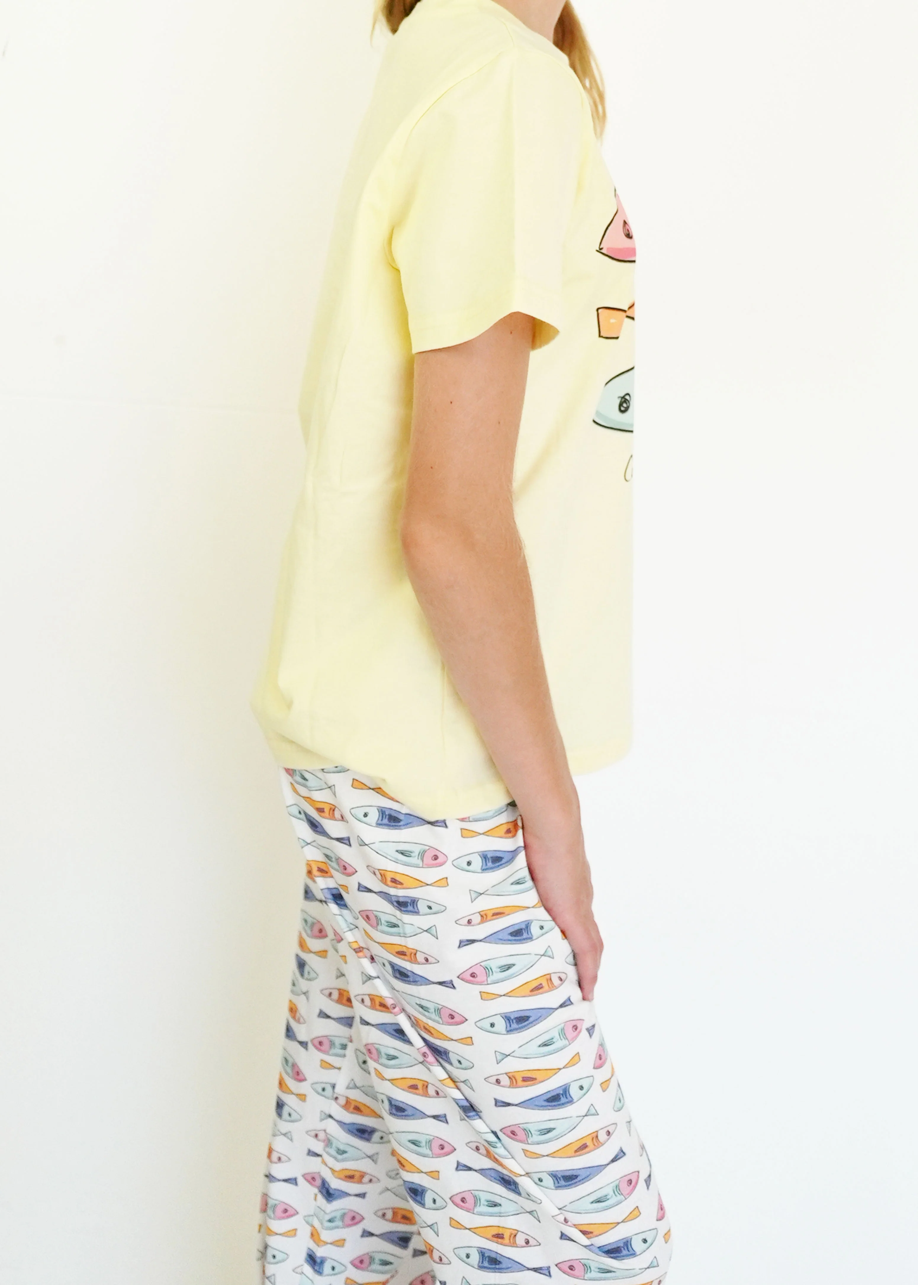 Girls - Catch Me By The Sea T-Shirt & Long Pants PJ Set - Image 3