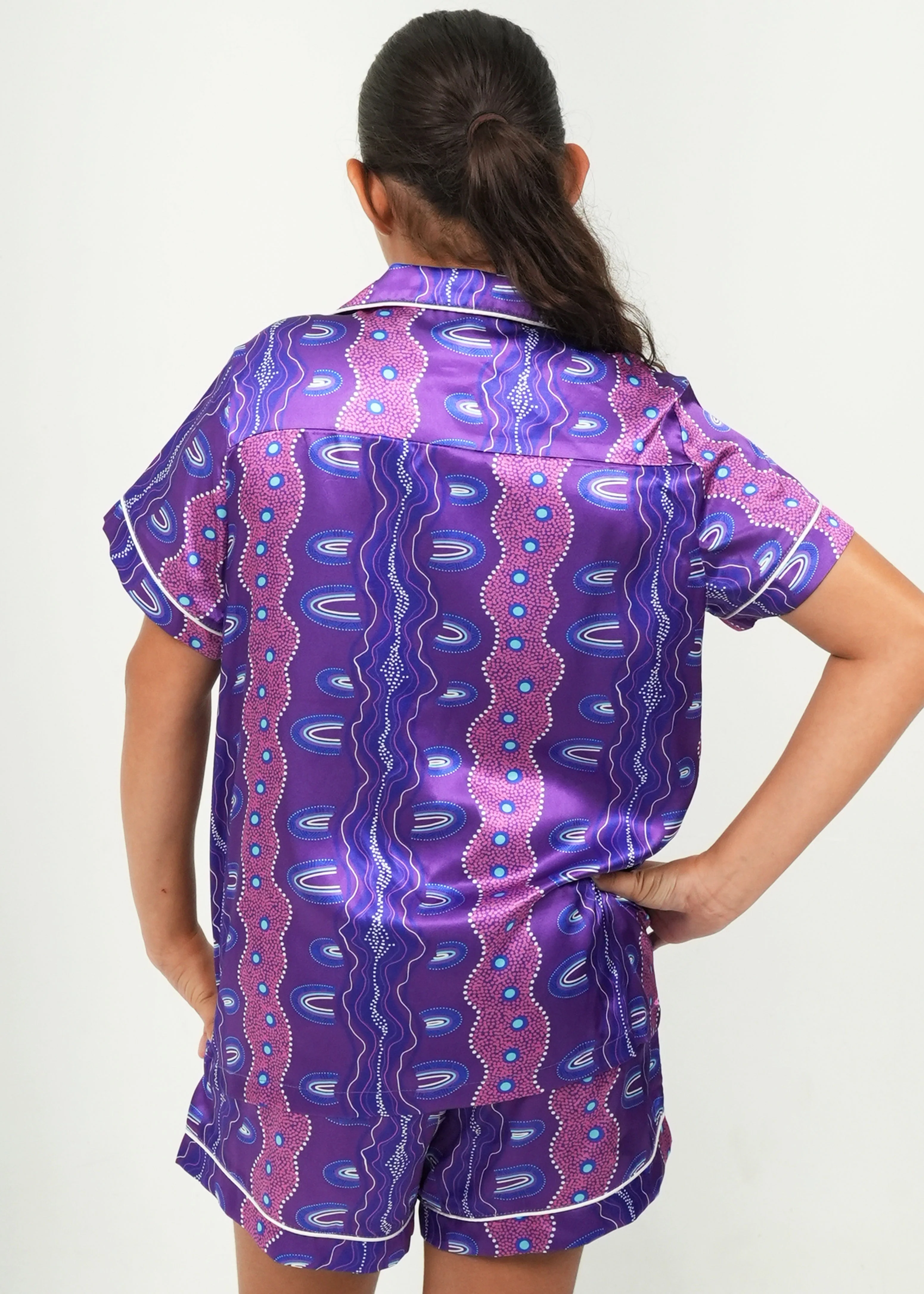 Girls - Grandmothers Wisdom Satin PJ Set - Image 4