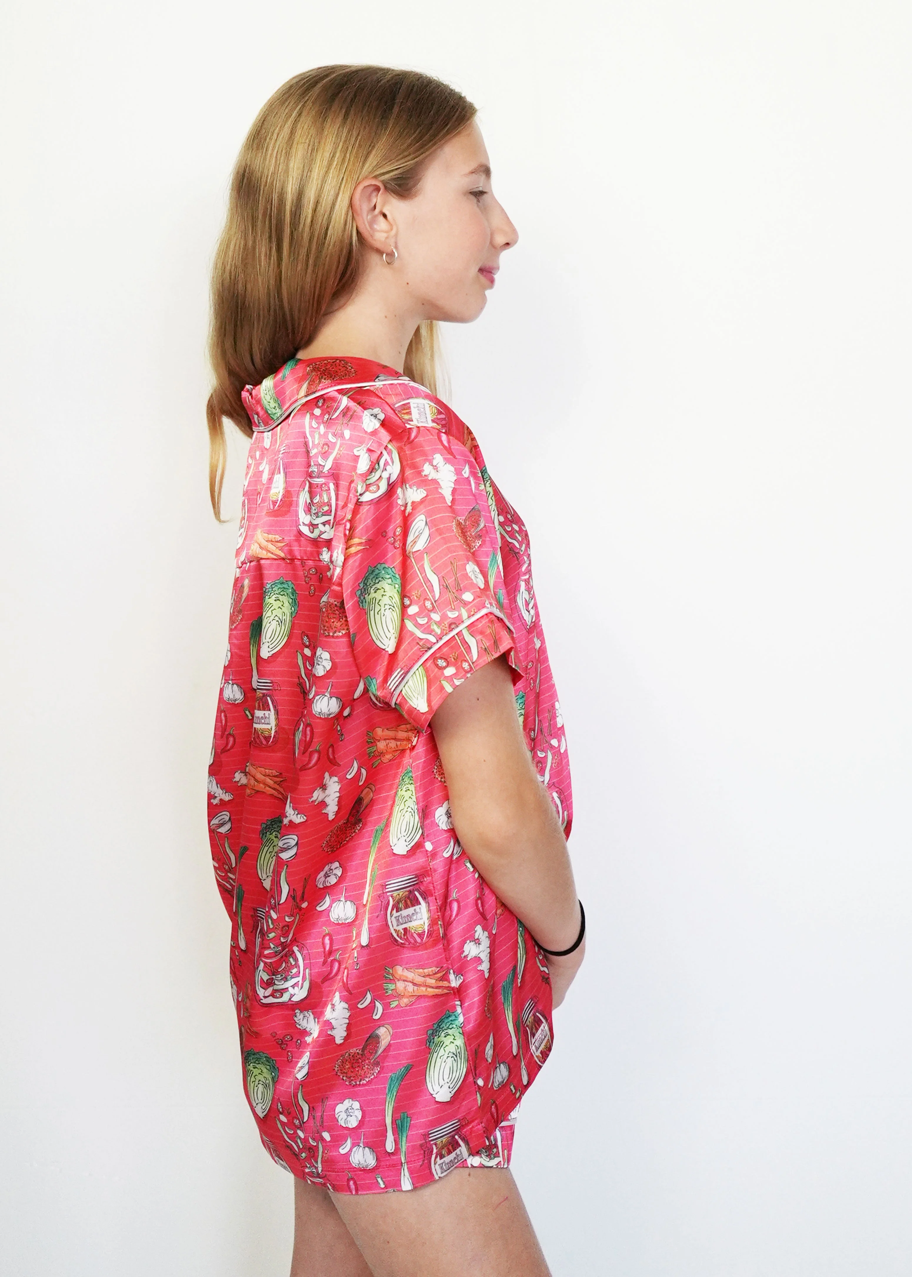 Girls - Kimchi Short Satin PJ Set - Image 4