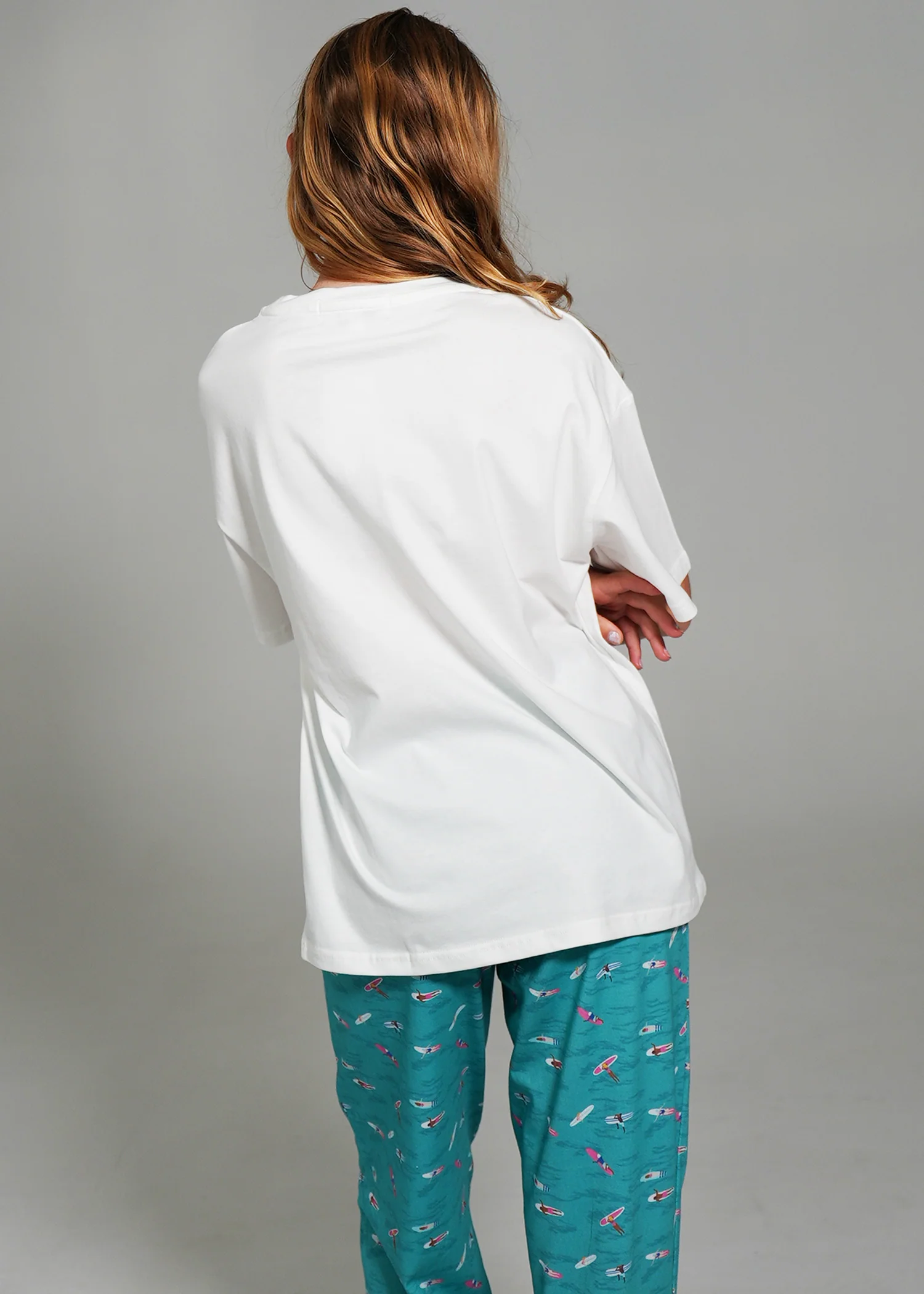Girls - Ocean Drift T-Shirt & Long Pants PJ Set - Image 4