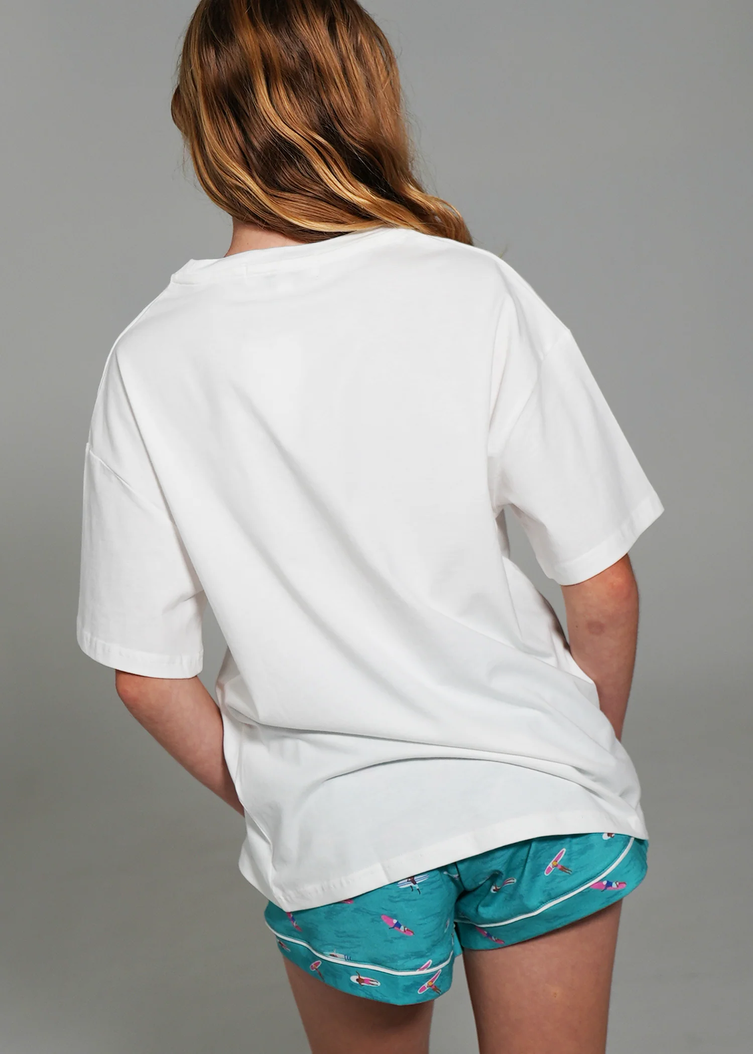 Girls - Ocean Drift T-Shirt & Short Pants PJ Set - Image 3