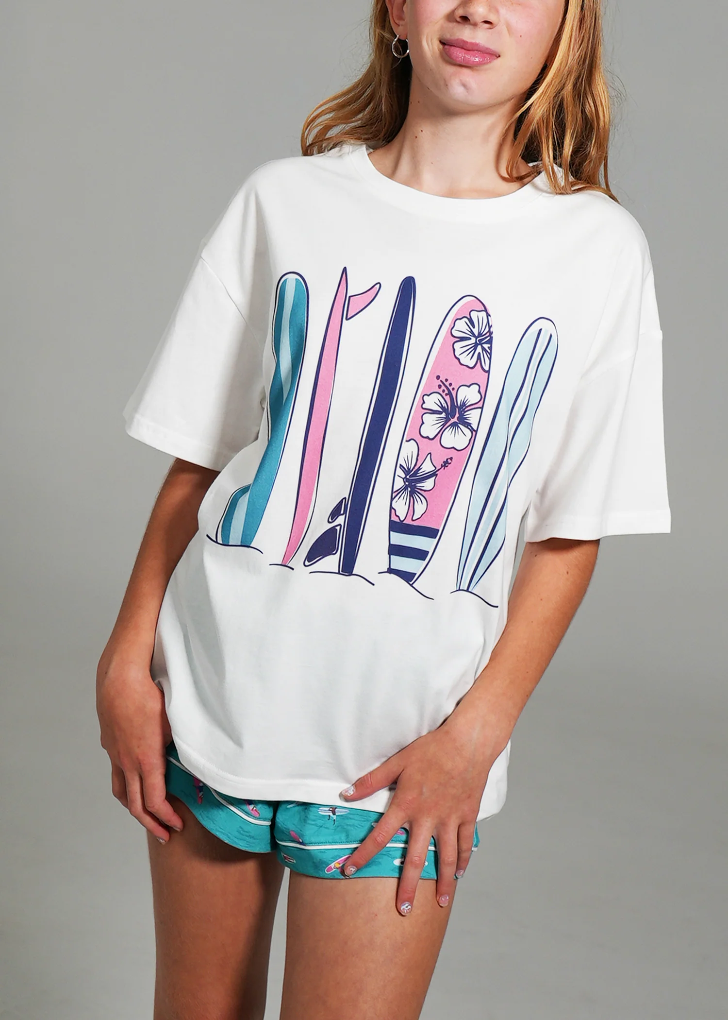 Girls - Ocean Drift T-Shirt & Short Pants PJ Set - Image 4