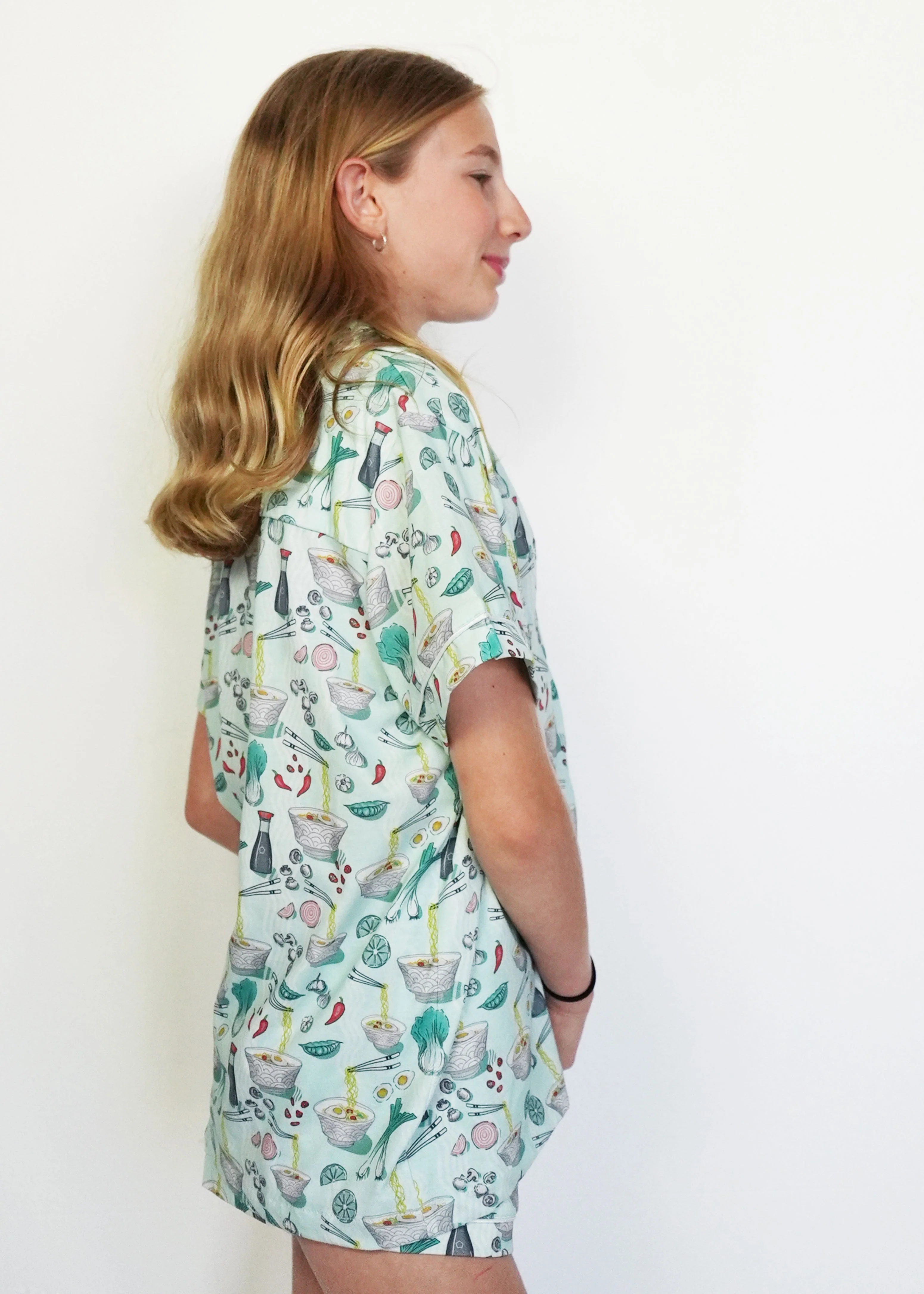 Girls - Ramen Jersey Knit Cotton Short PJ Set - Image 4