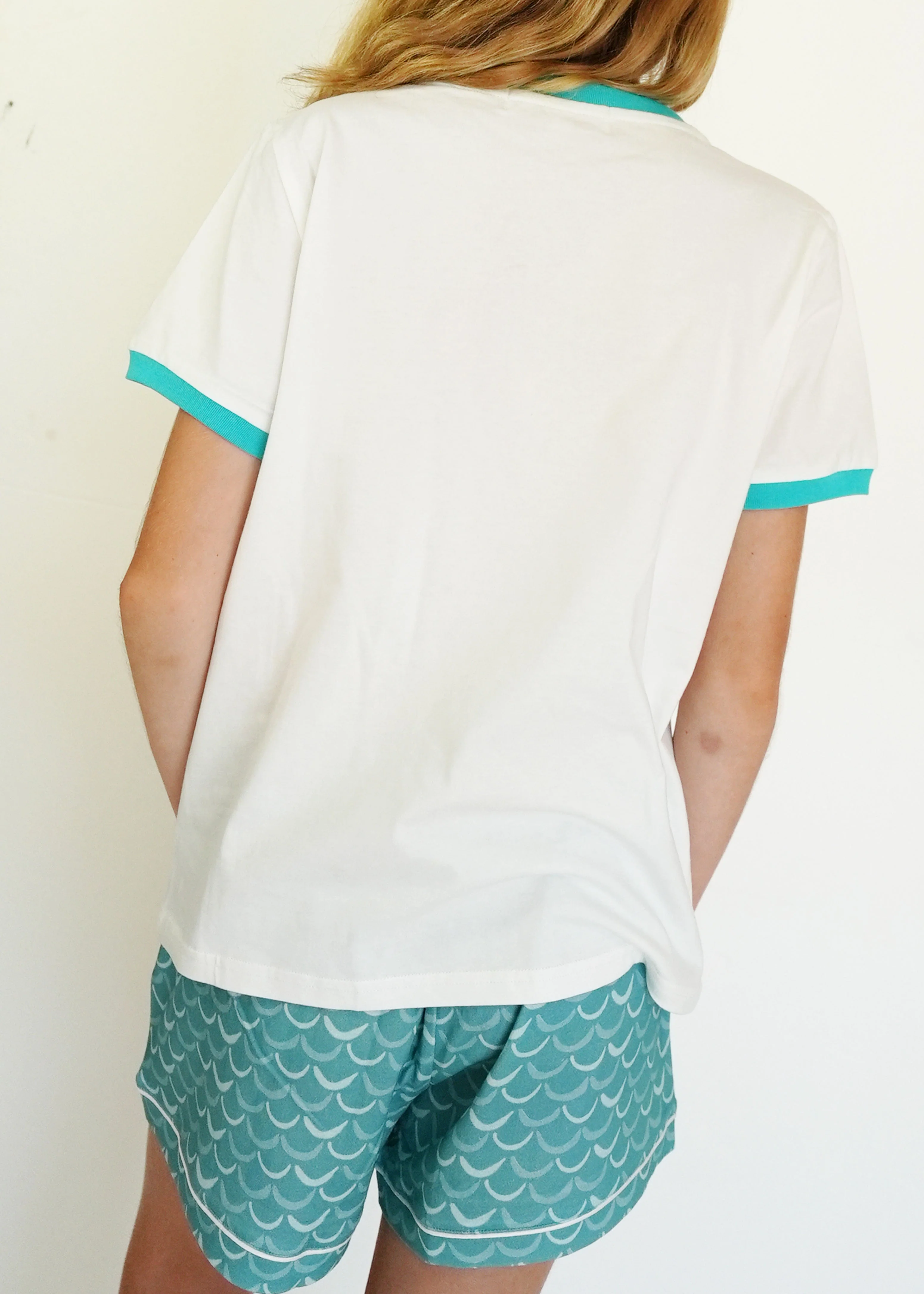Girls - See You In The Sea T-Shirt & Short Pants PJ Set - Image 5
