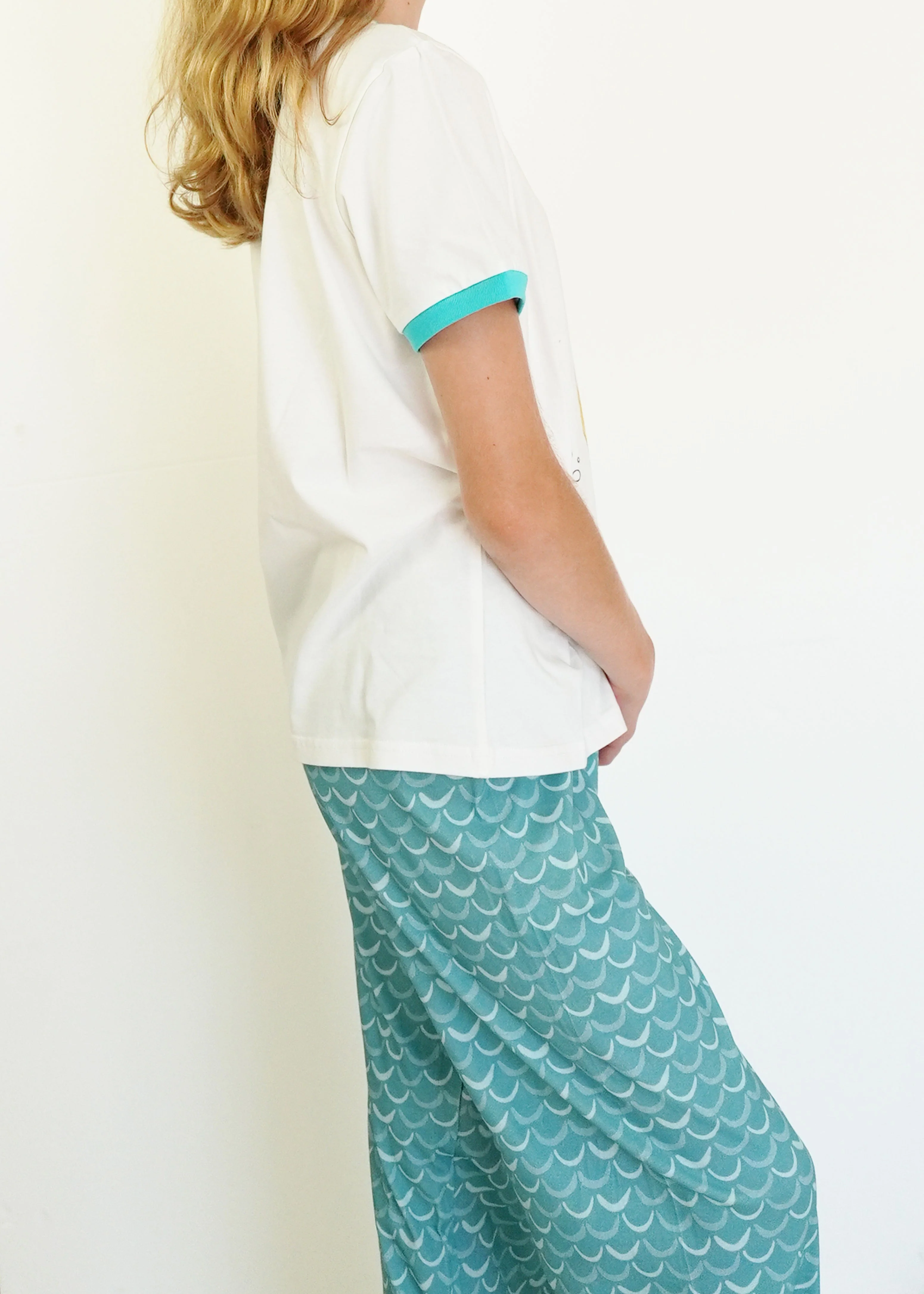 Girls - See You In The Sea T-Shirt & Long Pants PJ Set - Image 2