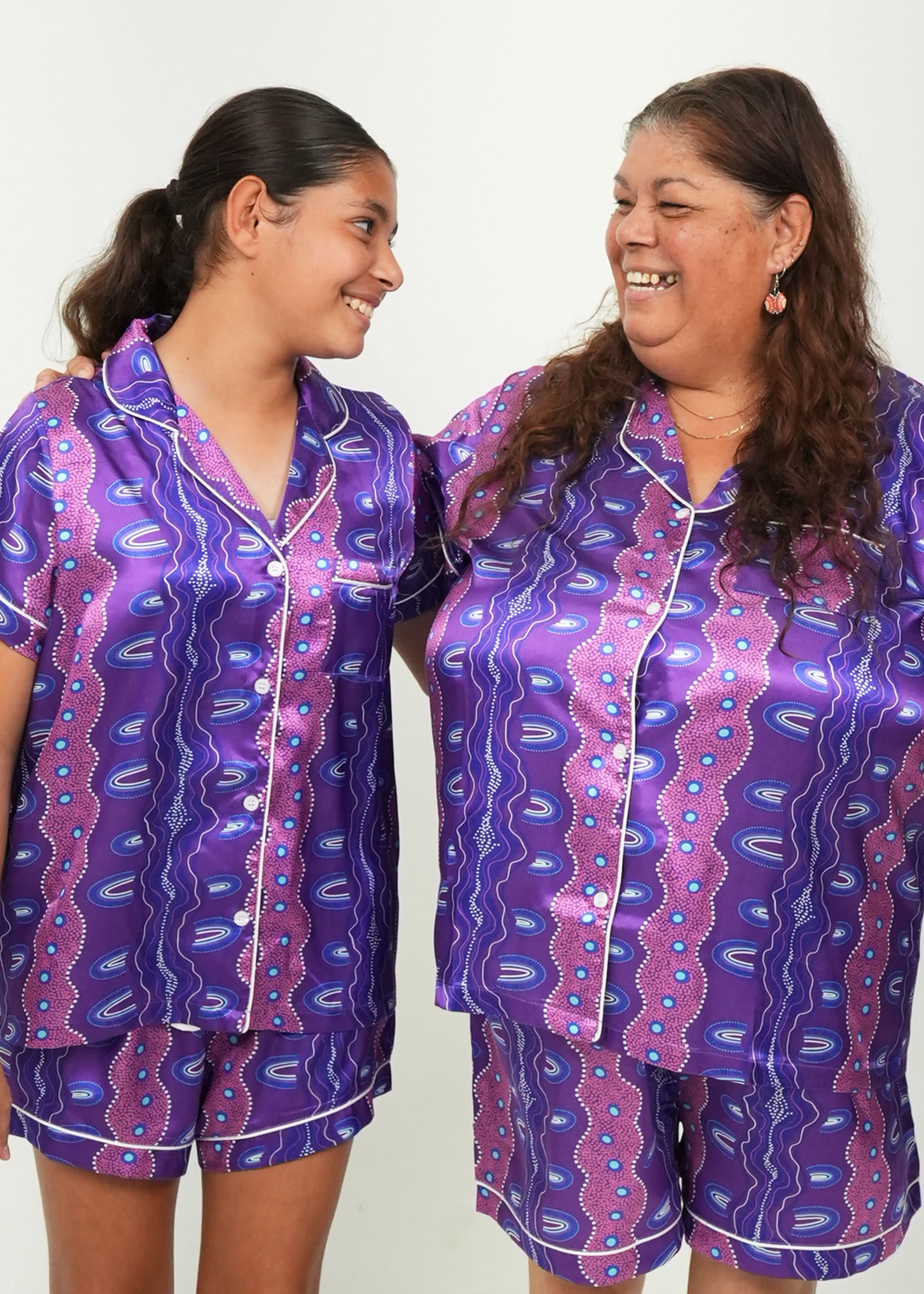 Grandmothers Wisdom Short Satin PJ Set - Image 3