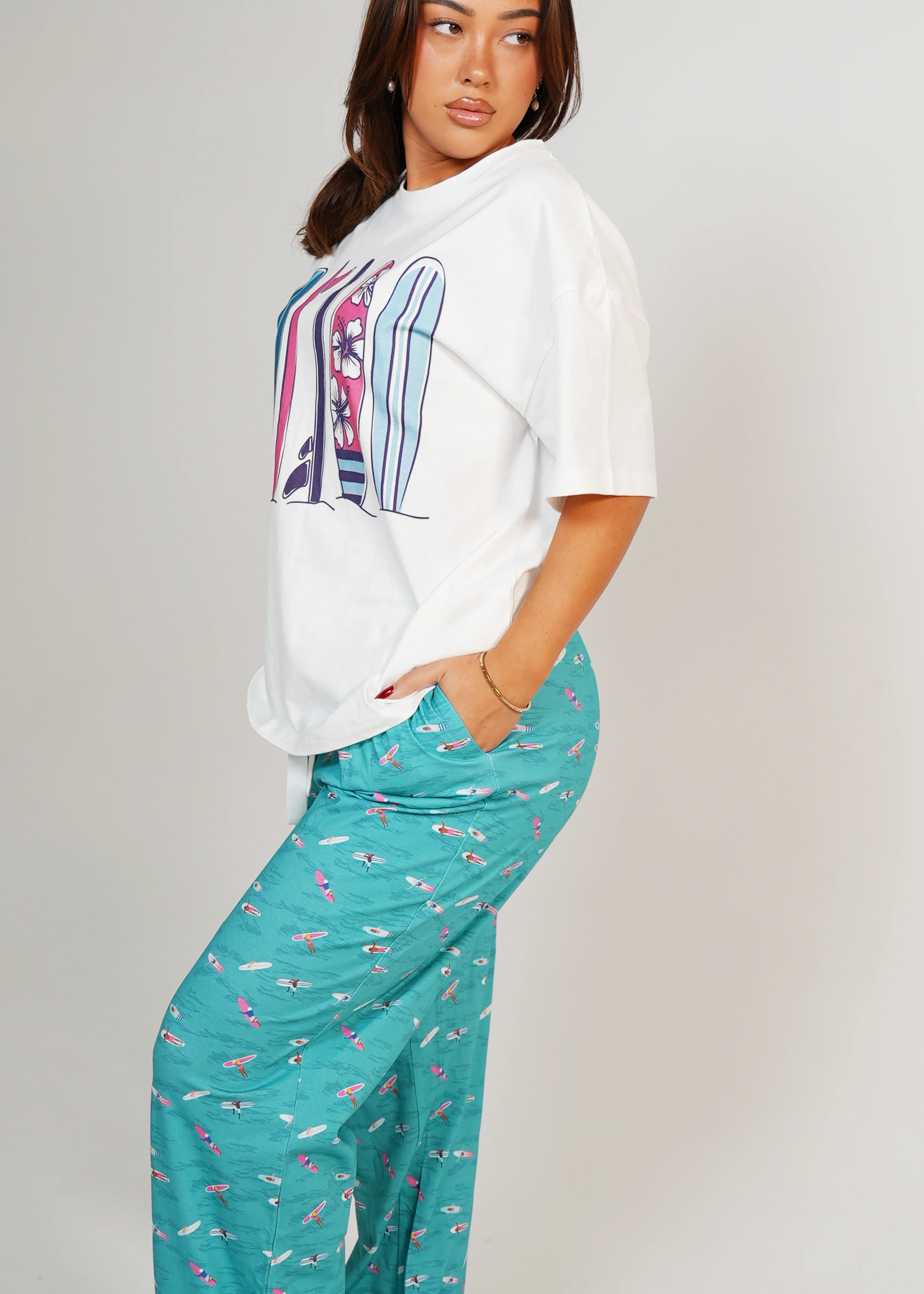 Ocean Drift T-Shirt & Long Pants PJ Set - Image 3