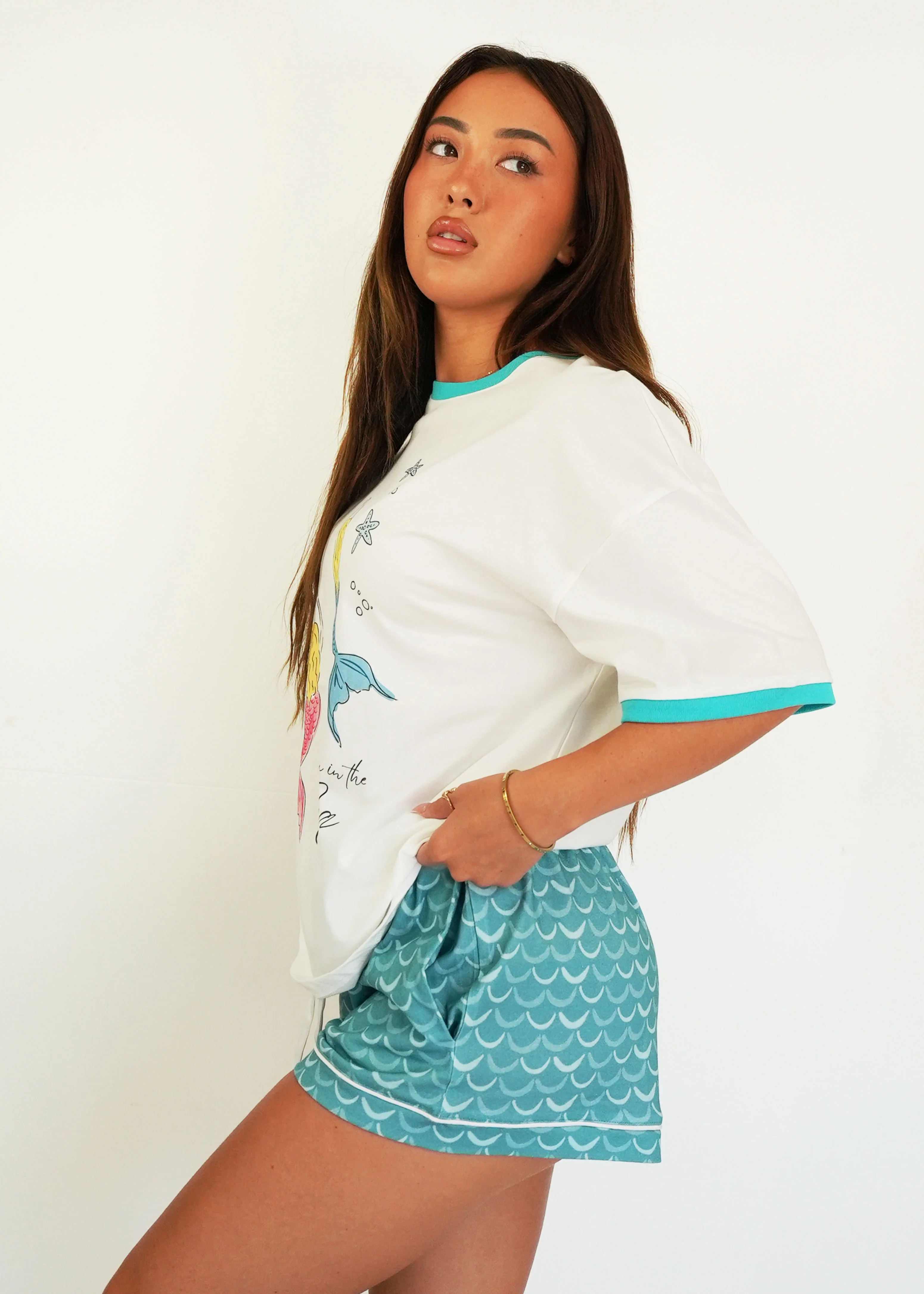 See You In The Sea T-Shirt & Shorts PJ Set - Image 4
