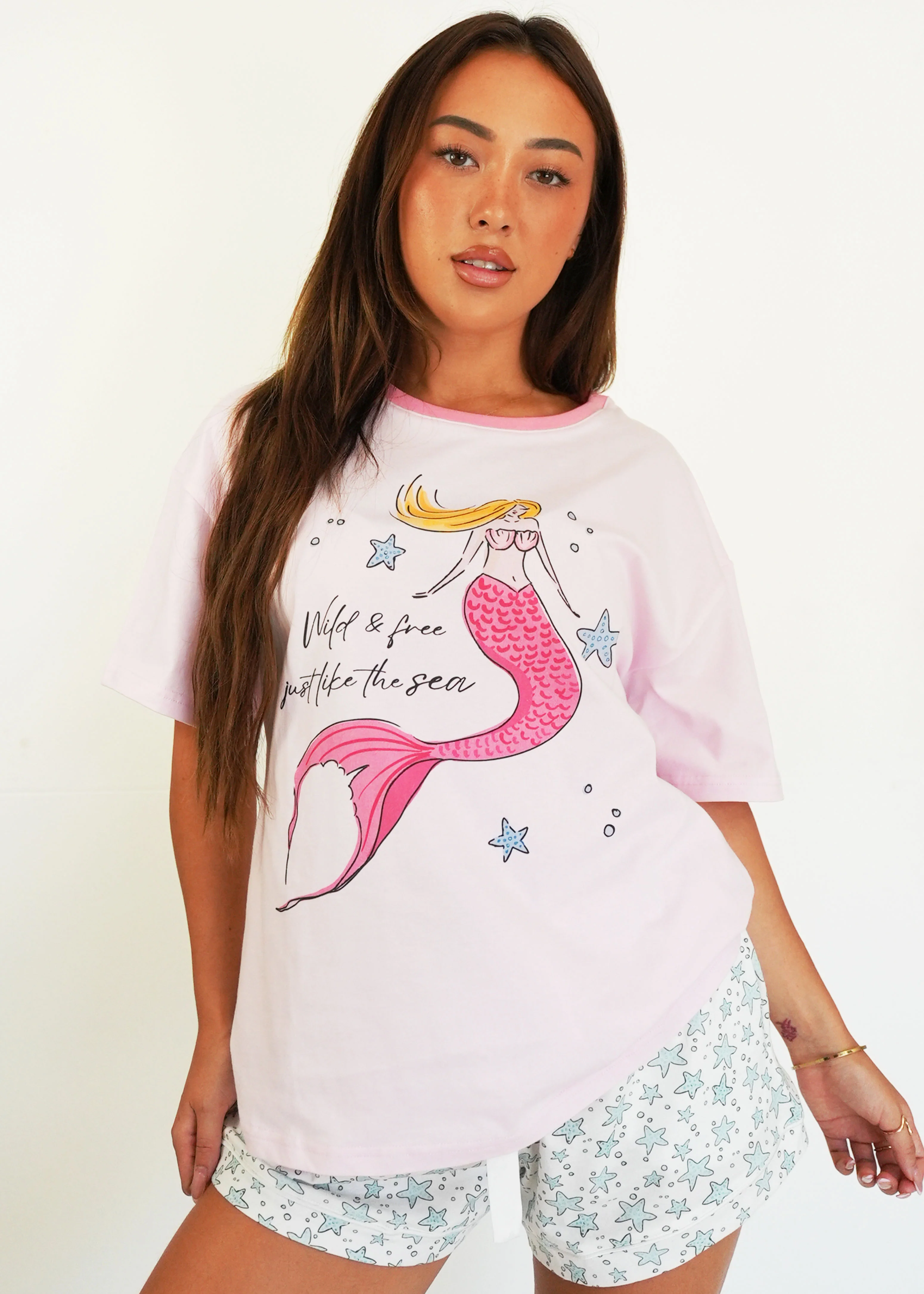 Wild and Free T-Shirt & Shorts PJ Set
